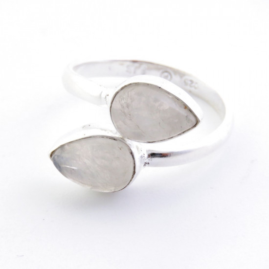 Moonstone - silver ring